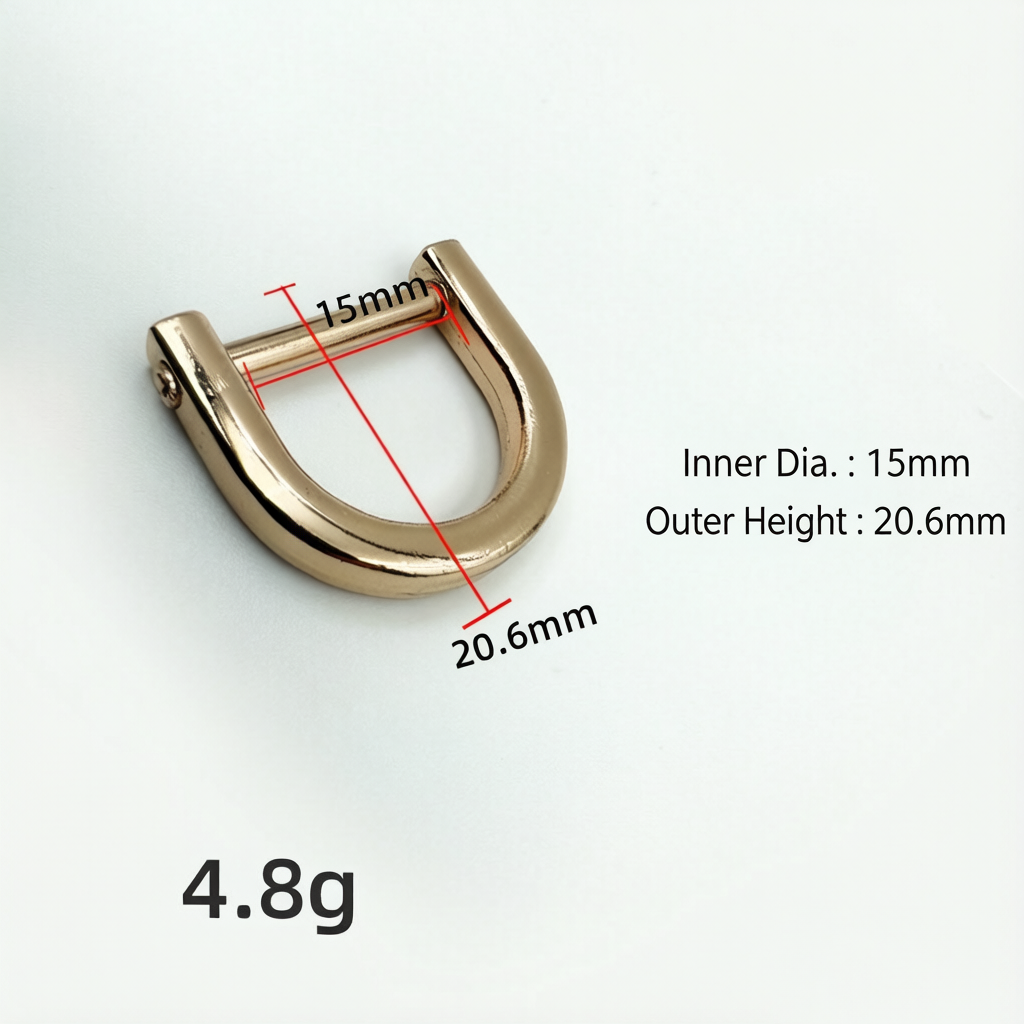 Removable Screw-Lock D Ring