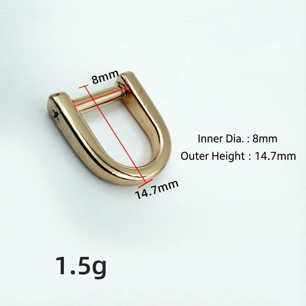 Removable Screw-Lock D Ring